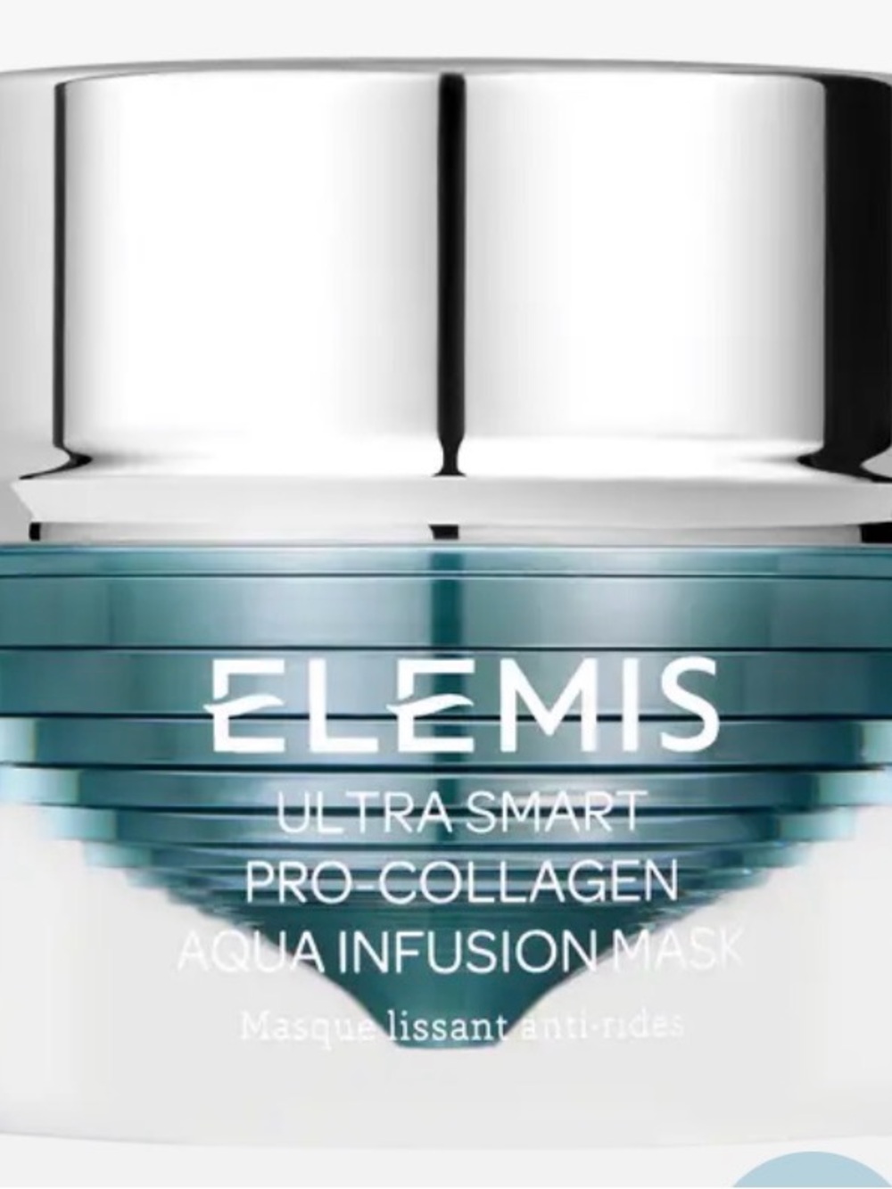 ELEMIS Pro-Collagen Aqua Infusion Mask - Teal & Silver Packaging